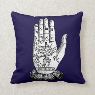 Palmistry Chart, 1885 Cushion