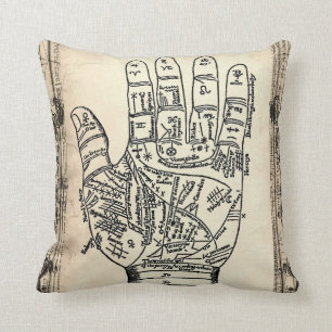 Palmistry Fortune Teller Hand Pillow