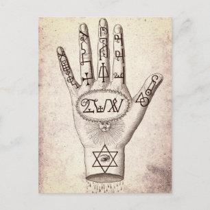 Palmistry Postcard