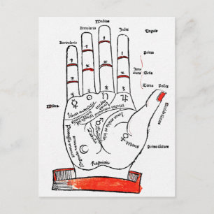 Palmistry Postcard