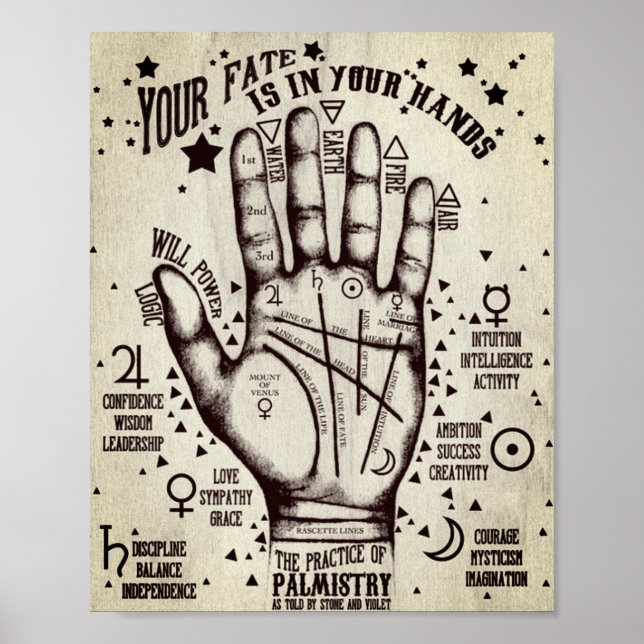 Palmistry Poster (Front)