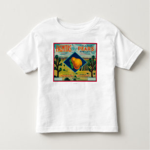 Palmitas Pear Crate LabelAntelope Valley, CA Toddler T-Shirt