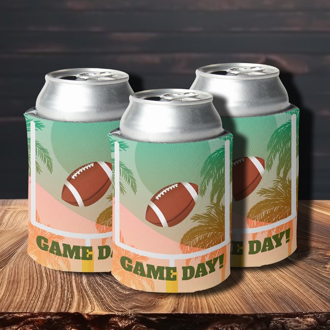 Palms and Football Uprights Can Cooler (Creator Uploaded)