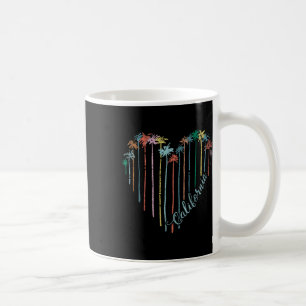 Palms Heart California Republic Surfing Beach Vaca Coffee Mug