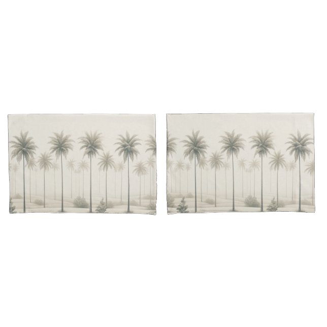 Palms in Miami "Just Another Day in Paradise" Pillowcase (Front-Set)
