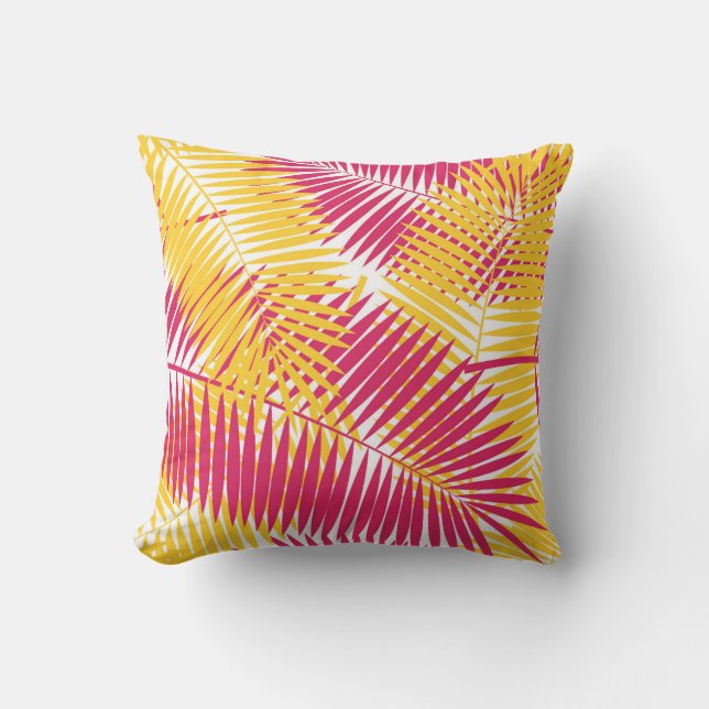 Palms Throw Pillow (Front)