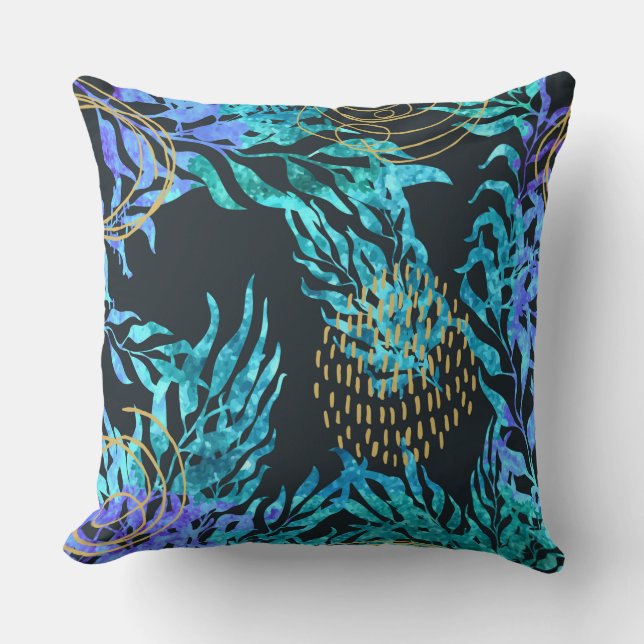 Palms Throw Pillow (Front)