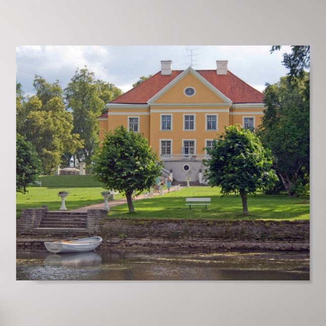 Palmse Manor Estonia Coaster Poster (Front)