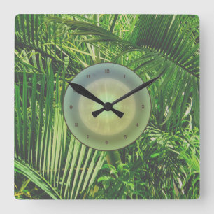 PalmTrees Jungle Clock 🌴