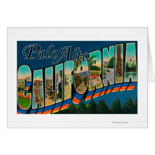Palo Alto, California - Large Letter Scenes
