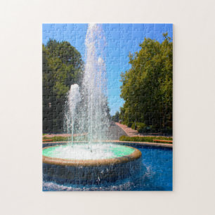 Palo Alto Street Fountain California Jigsaw Puzzle