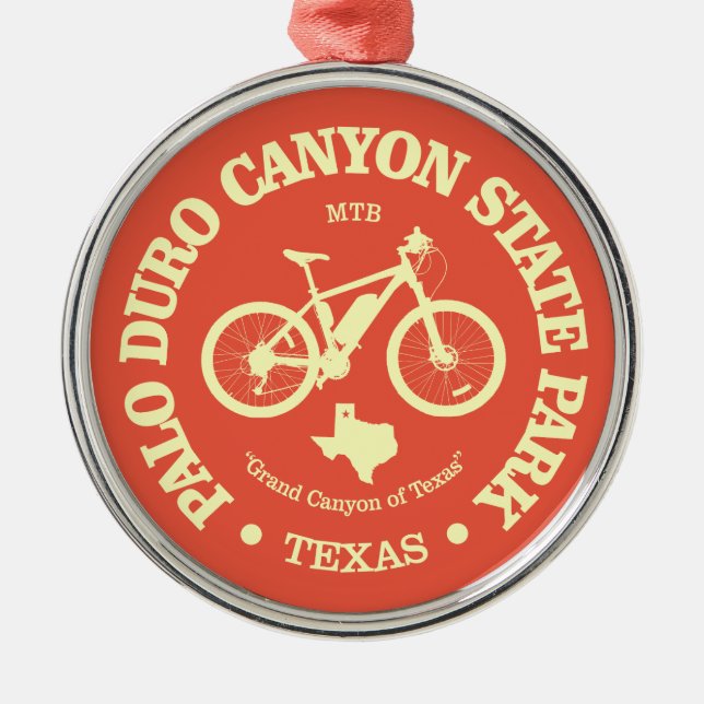 Palo Duro Canyon State Park (cycling)  Metal Ornament (Front)