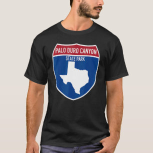 Palo Duro Canyon State Park Texas Highway Vacation T-Shirt