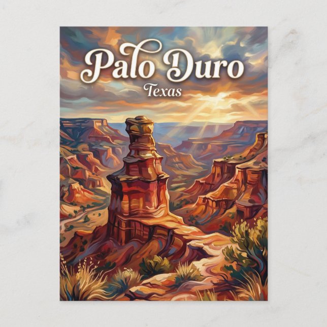 Palo Duro Canyon Texas Postcard (Front)