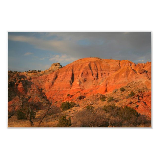Palo Duro Canyon wall, Texas Photo Print (Front)