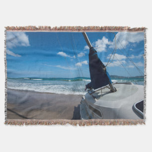 Palo Seco Beach Throw Blanket