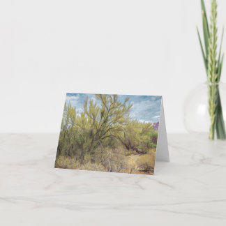 Palo Verde Trees, Pusch Ridge Card