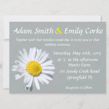 Paloma Daisy Wedding Invitation