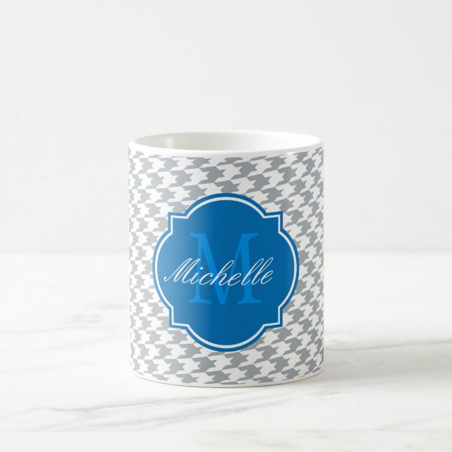 Paloma Houndstooth Monogram Mug (Center)