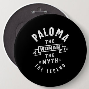 Paloma Personalised Name Birthday Gift 6 Cm Round Badge