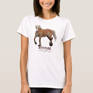 Palomino Belgian Draught Horse Sporty Apparel T-Shirt