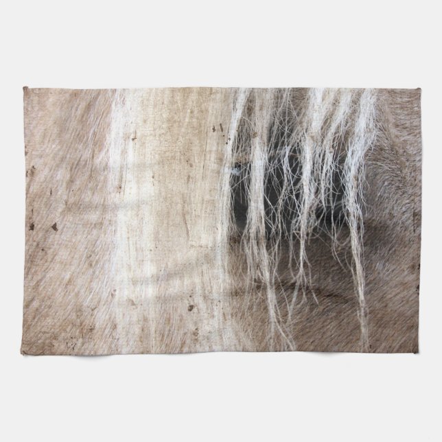 Palomino Grunge Tea Towel (Horizontal)