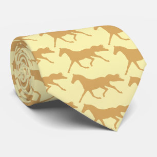 Palomino Horse Cream and Tan Pattern Tie