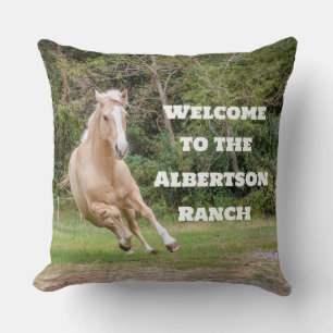 Palomino Horse Cushion