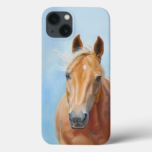 Palomino Horse Equestrian Lover iPhone / iPad case (Back)