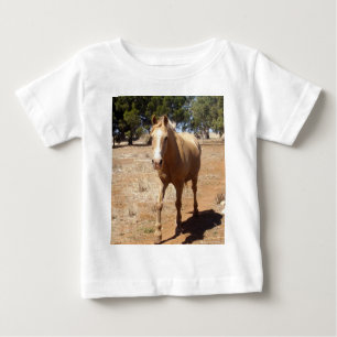 Palomino Horse Greeting, Baby T-Shirt