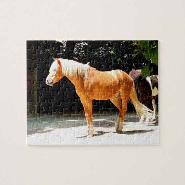 Palomino horse jigsaw puzzle (Horizontal)