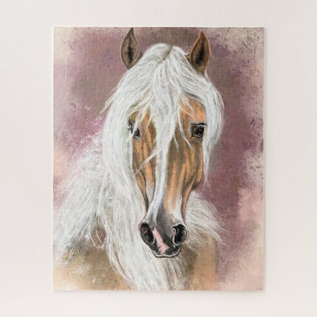 Palomino Horse Jigsaw Puzzle - Painting (Vertical)
