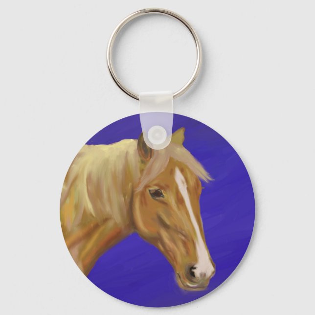 Palomino Horse Key Ring (Front)