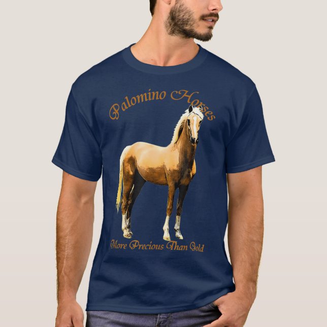Palomino Horse   More Precious Than Gold T-Shirt (Front)