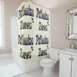 Palomino Horse Name Made With Palomino Images, Shower Curtain
