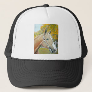 Palomino, Horse pastel Trucker Hat