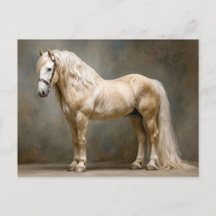 Palomino Horse Portrait Postcard