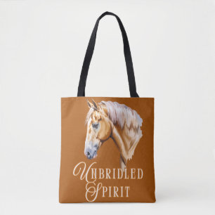 Palomino Horse Unbridled Spirit Tote Bag