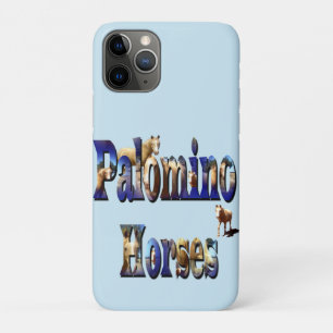 Palomino Horses Picture Logo, iPhone 11 Pro Case