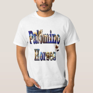 Palomino Horses Picture Logo, T-Shirt