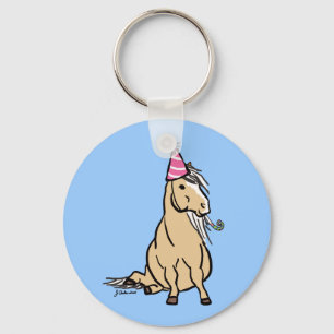 Palomino Party Pony Key Ring