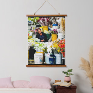 Paloquemao Market Bogotá Hanging Tapestry