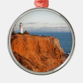 Palos Verdes Lighthouse Metal Ornament