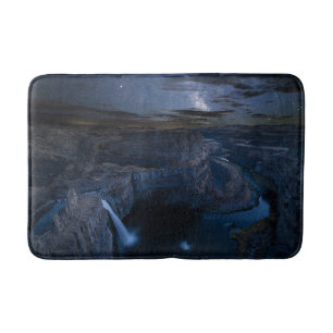 Palouse Falls Park & Milky Way Washington State Bath Mat