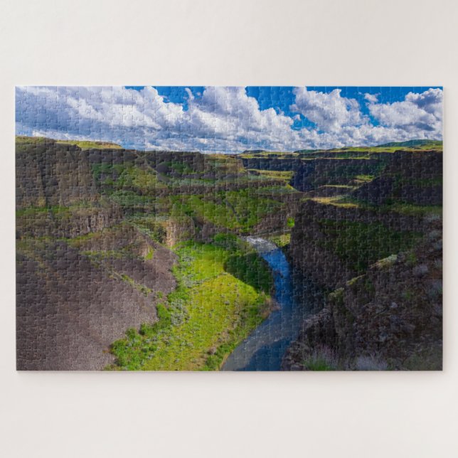 Palouse River Canyon Washington State Difficult Jigsaw Puzzle (Horizontal)