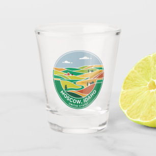 Palouse Rolling Hills Idaho Shot Glass