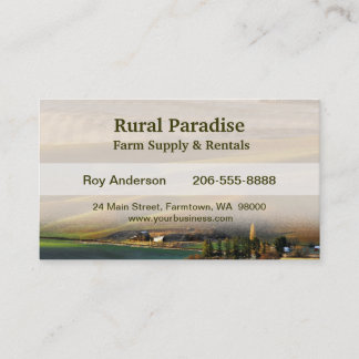 Palouse Sunrise Business Card