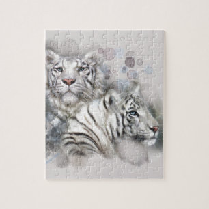 Pals.jpg Tigers tiger White tiger Jigsaw Puzzle