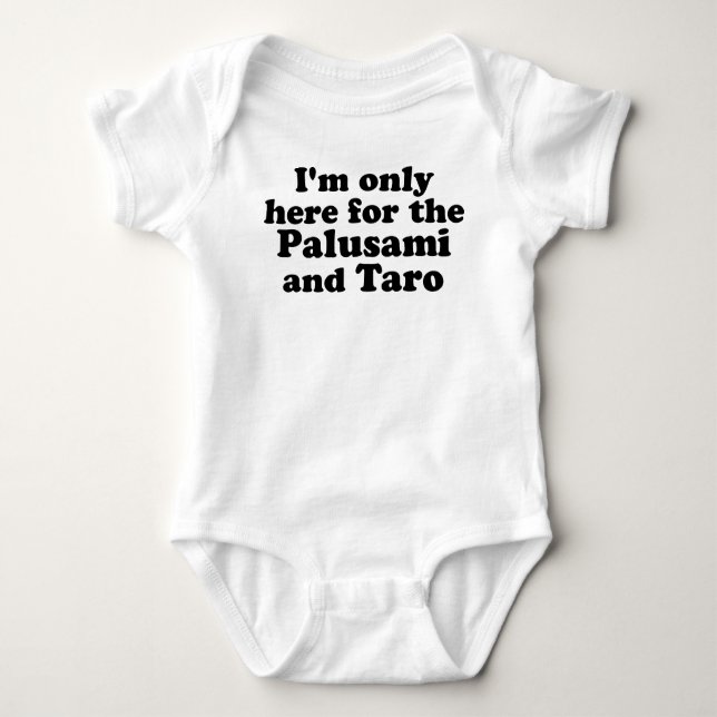 Palusami and Taro Baby Bodysuit (Front)