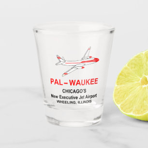 Palwaukee Airport, Wheeling, Illinois Shot Glass